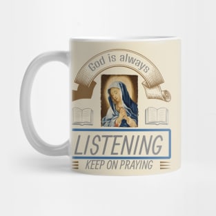 Keep on Praying Mug